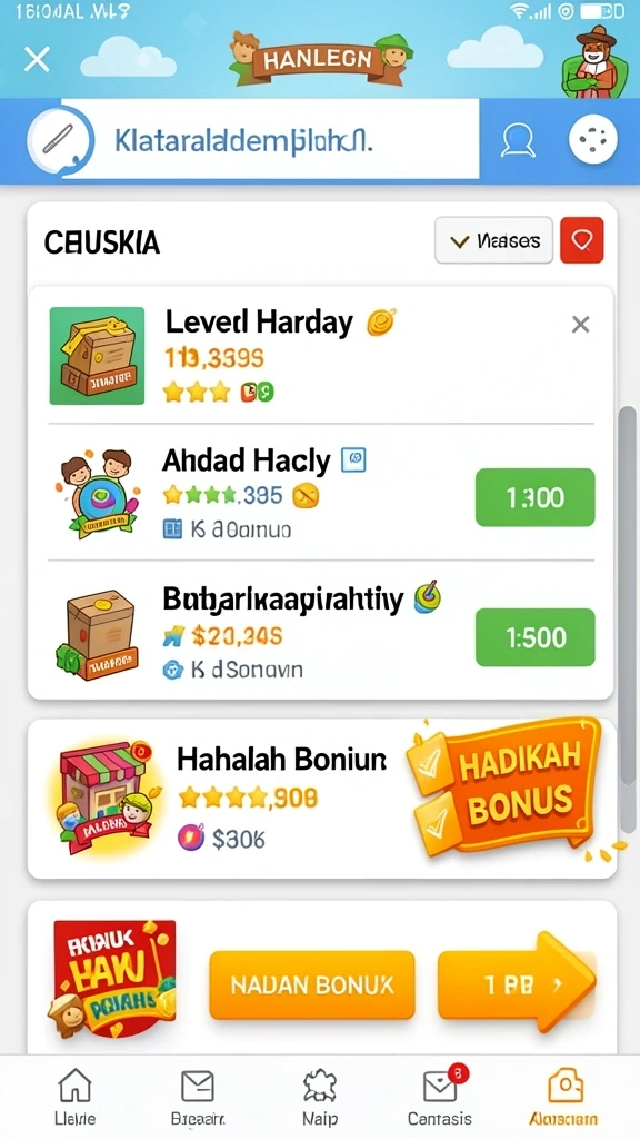 dewagaruda - Tampilan awal permainan yang menarik dan mengesankan.