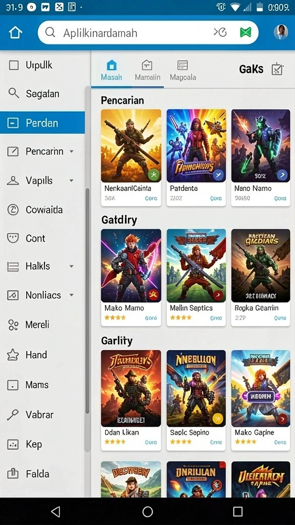grabwin - Tampilan antarmuka yang intuitif dan mudah digunakan.