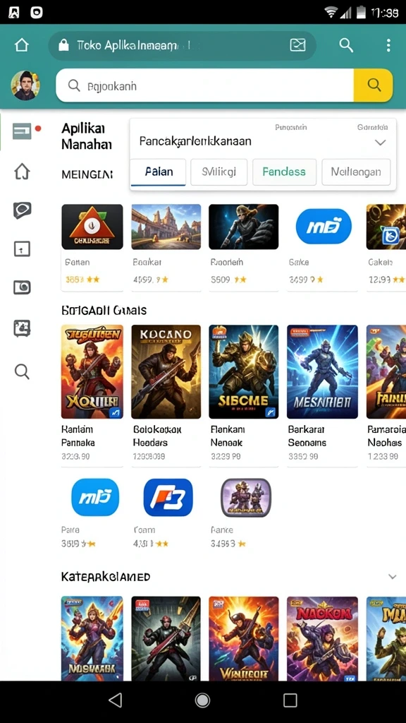 gt108 - Mode multiplayer yang memungkinkan interaksi dengan pemain lain.