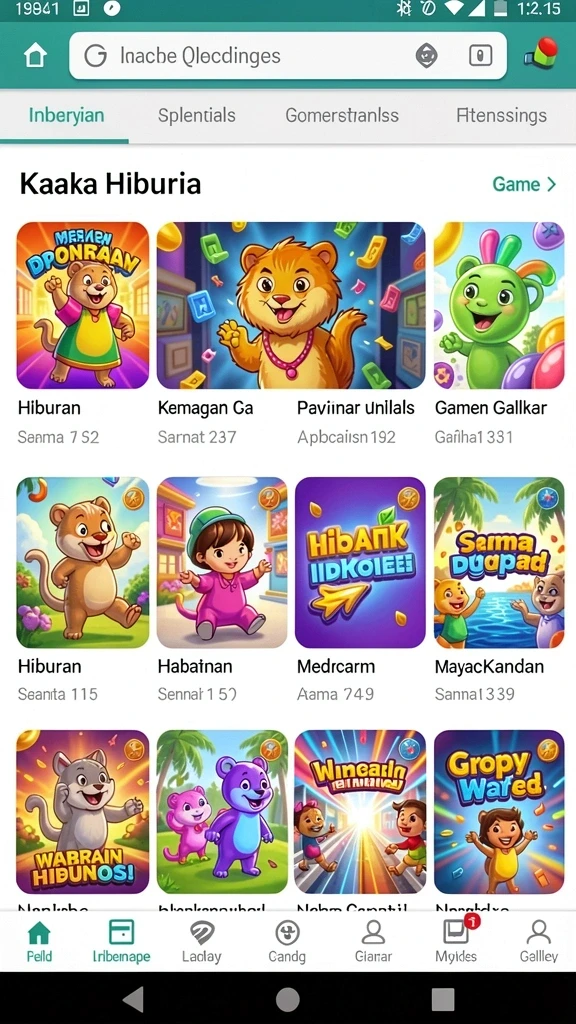 joyputar - Screenshot menunjukkan tampilan menu utama JOYPUTAR yang menarik.