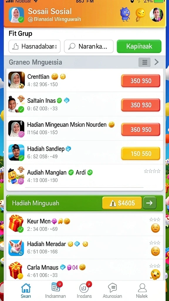 kkrp - Tangkapan layar menampilkan karakter utama dalam misi.