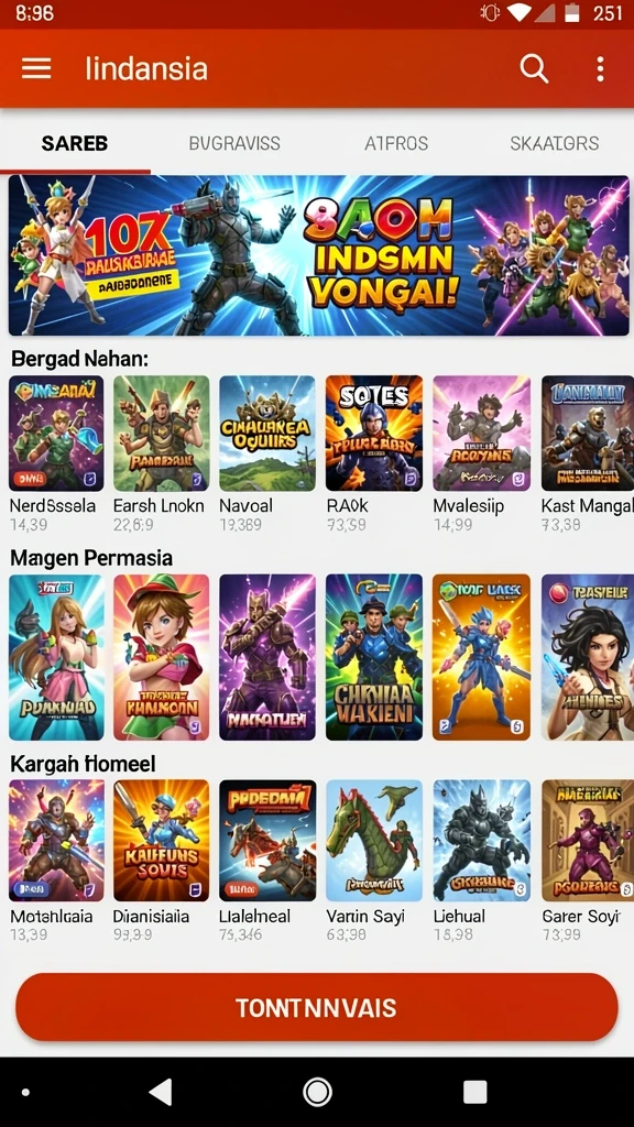 pgg68 - Layar gameplay yang penuh aksi dan seru.